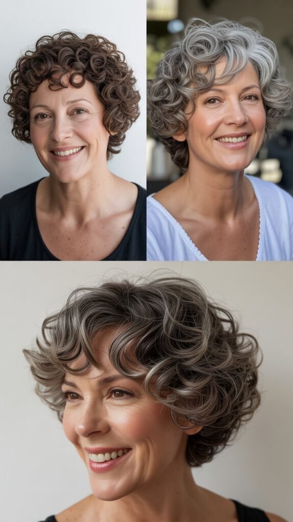 The Curly Bowl Cut Reimagined