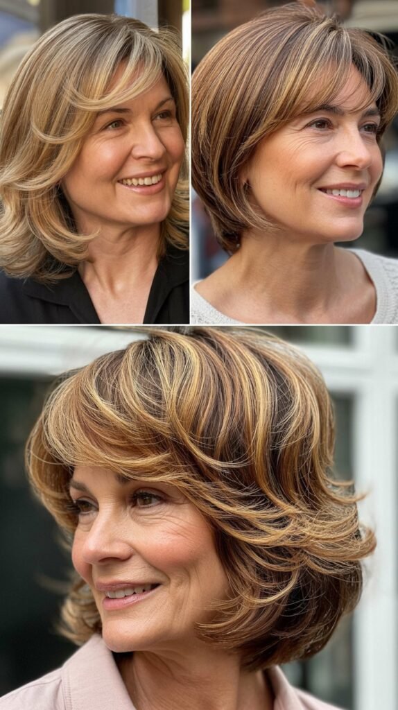 Feathered Layers with Highlights
