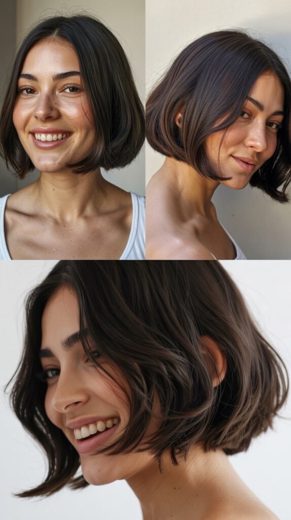 Blunt Cut with Internal Layers