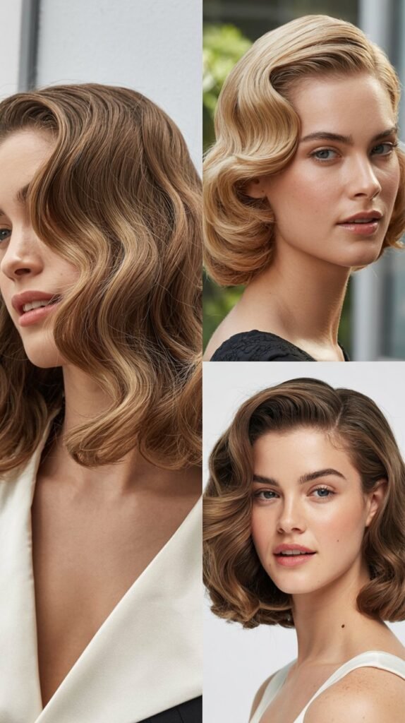 Vintage Hollywood Waves