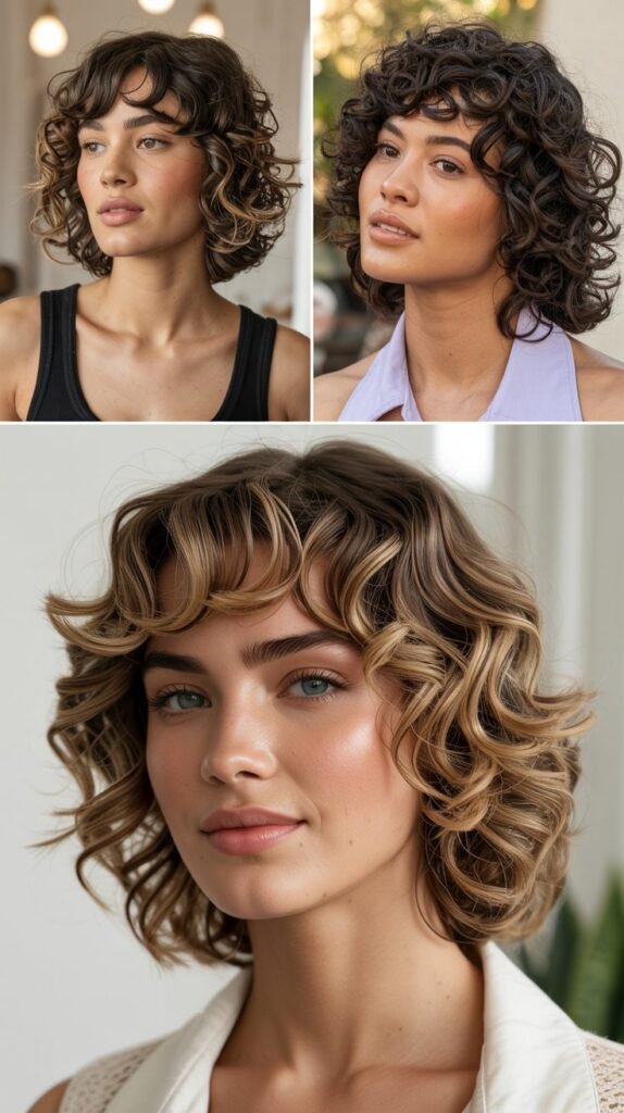 Retro Curly Bob