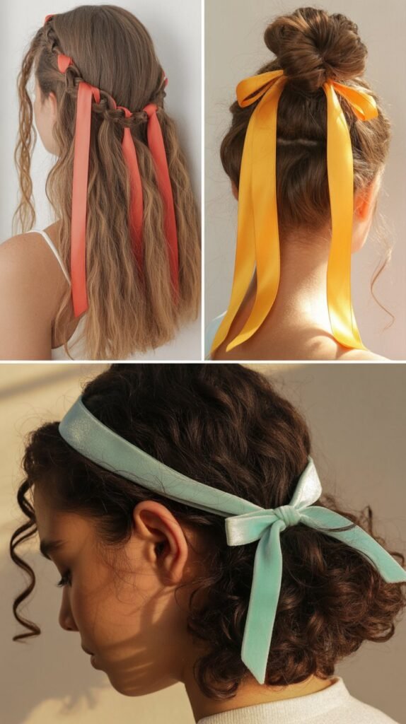  Bright Face-Framing Ribbons