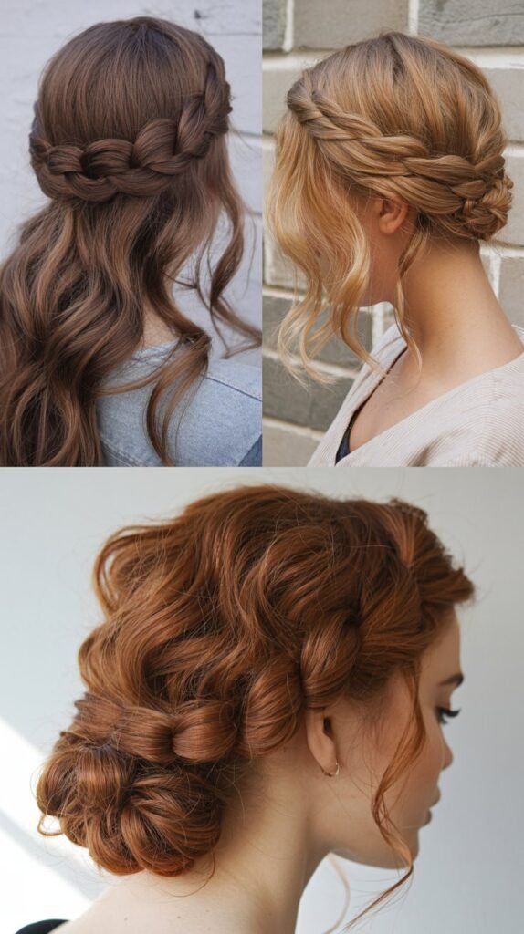 Twisted Crown Updo