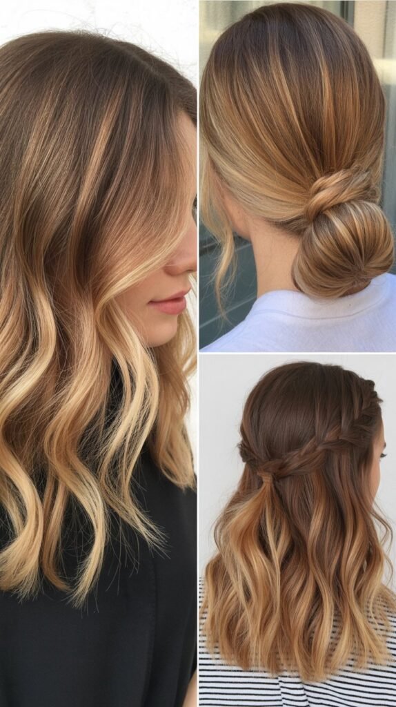 Soft Golden Balayage