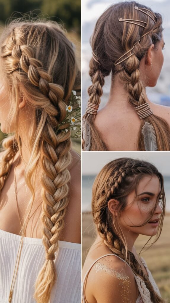  Milkmaid Braid for Festival Vibes