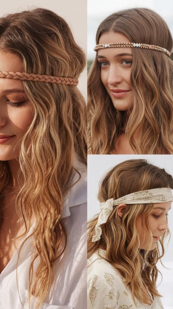  Boho Waves with Headband
