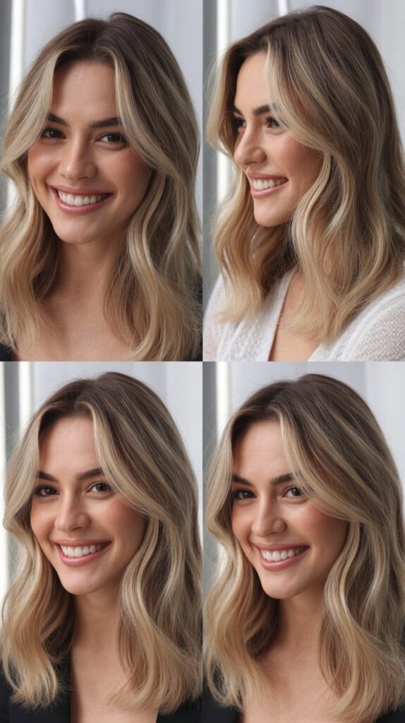 Mushroom Blonde With Rooted Depth