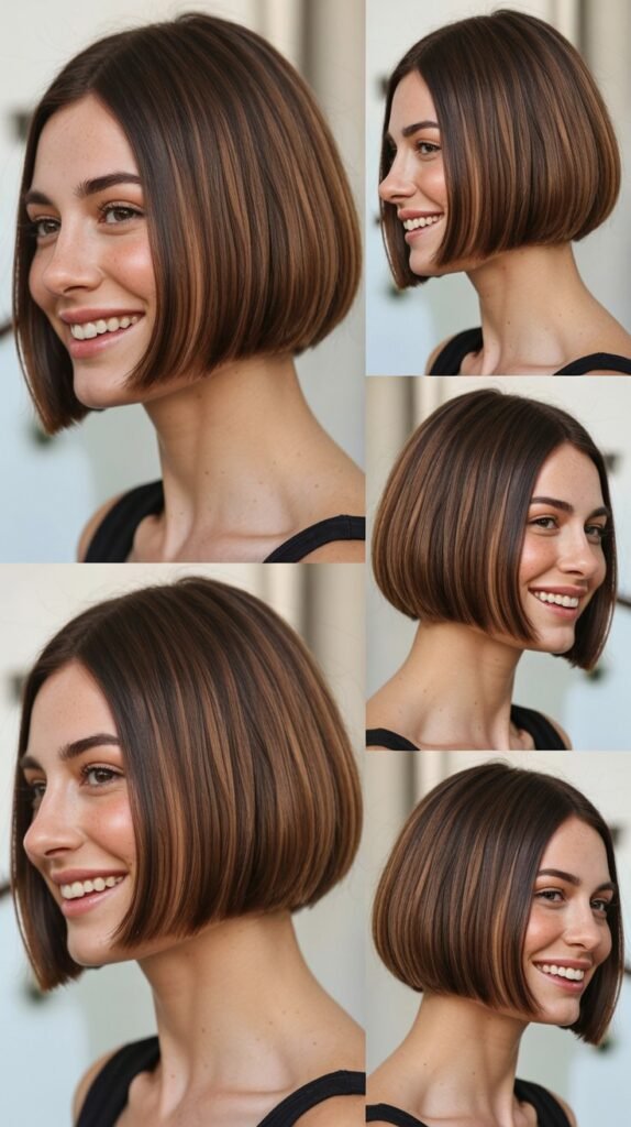 Classic Blunt Bob for Maximum Impact