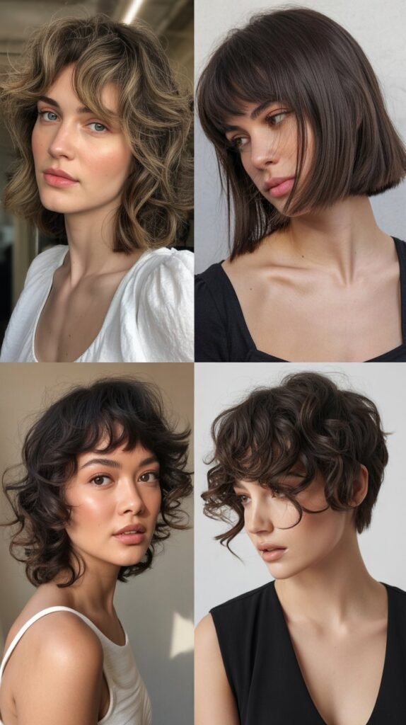  Asymmetrical Wispy Bangs for Drama