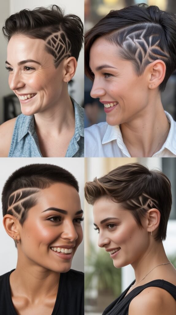 . The Pixie with Designed Undercut