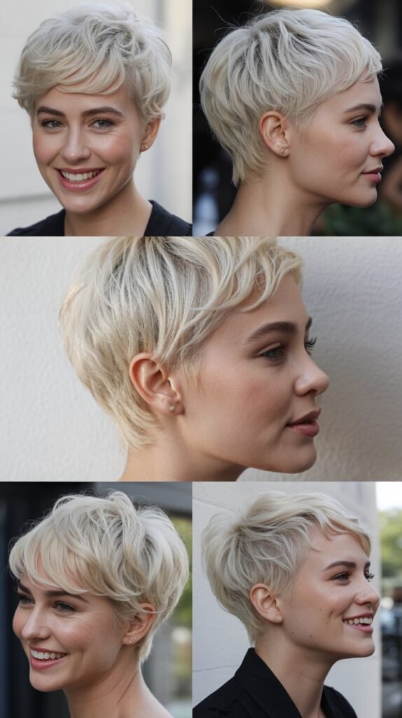 Platinum Blonde Pixie
