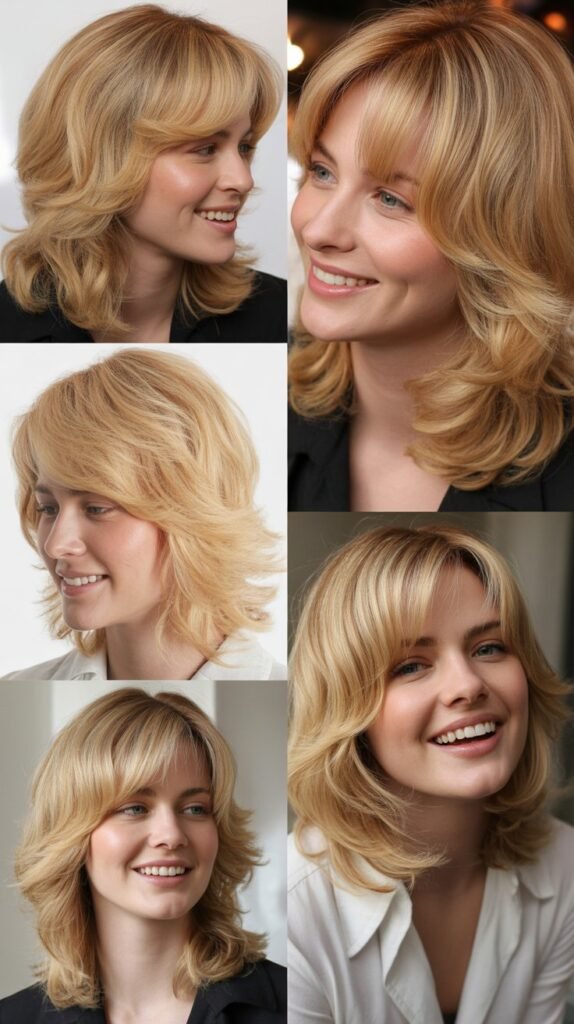 Golden Blonde with Feathered Layers