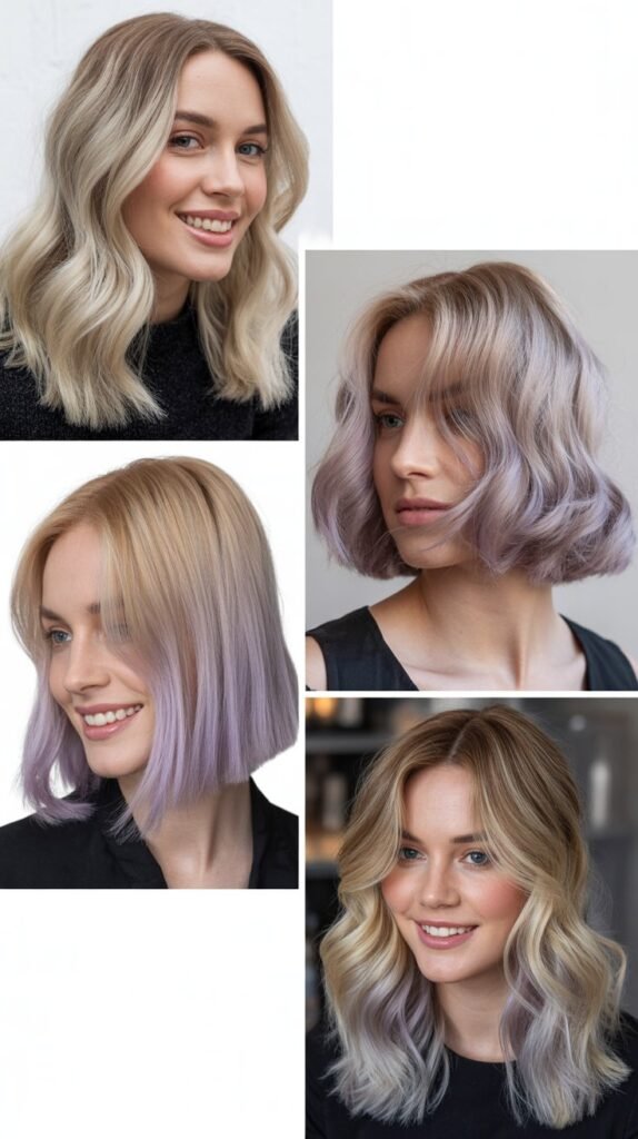  Blonde Highlights with Purple Shampoo Routine