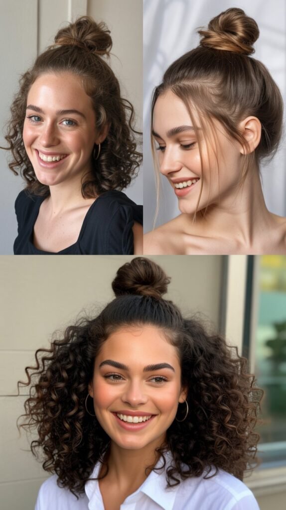 The Half-Up Top Knot