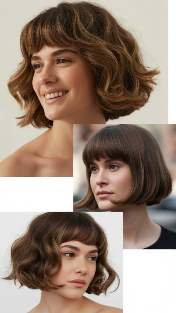 French Bob with Bardot Fringe