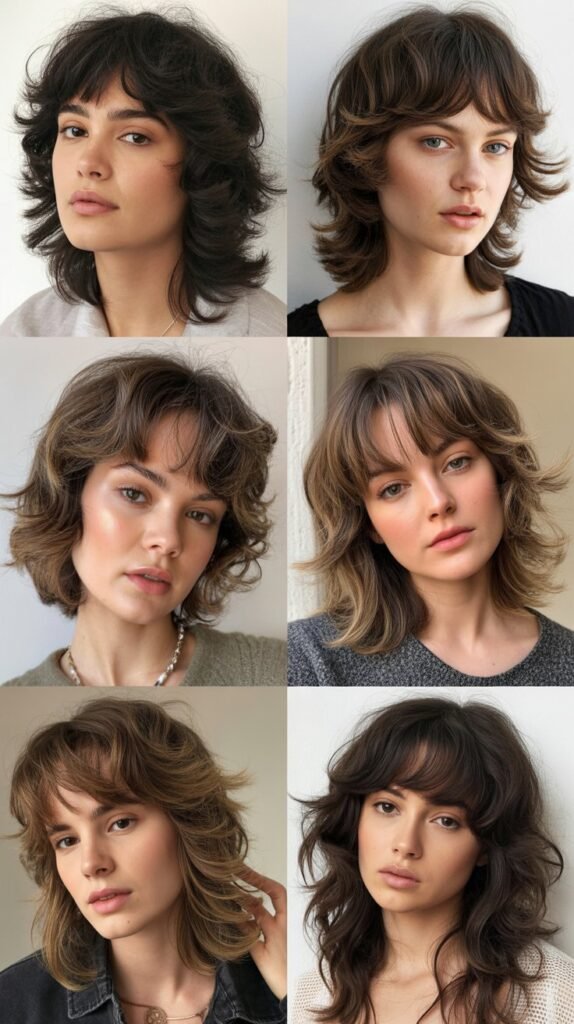 Shaggy Bangs with Lived-In Layers