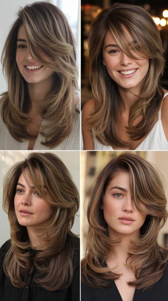 Long Layers with Dramatic Side Pieces