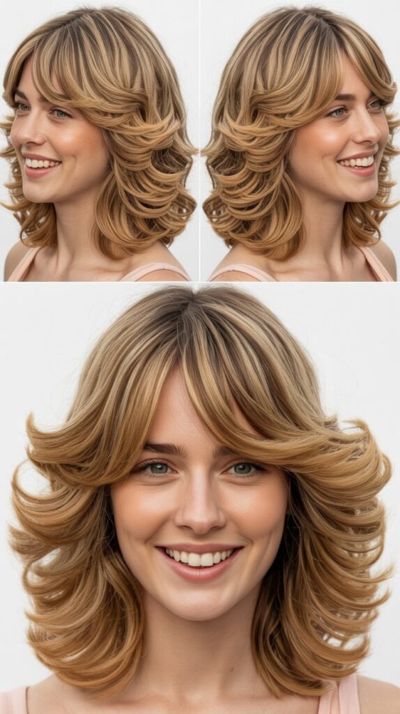 Layered Waves with Curtain Side Fringe