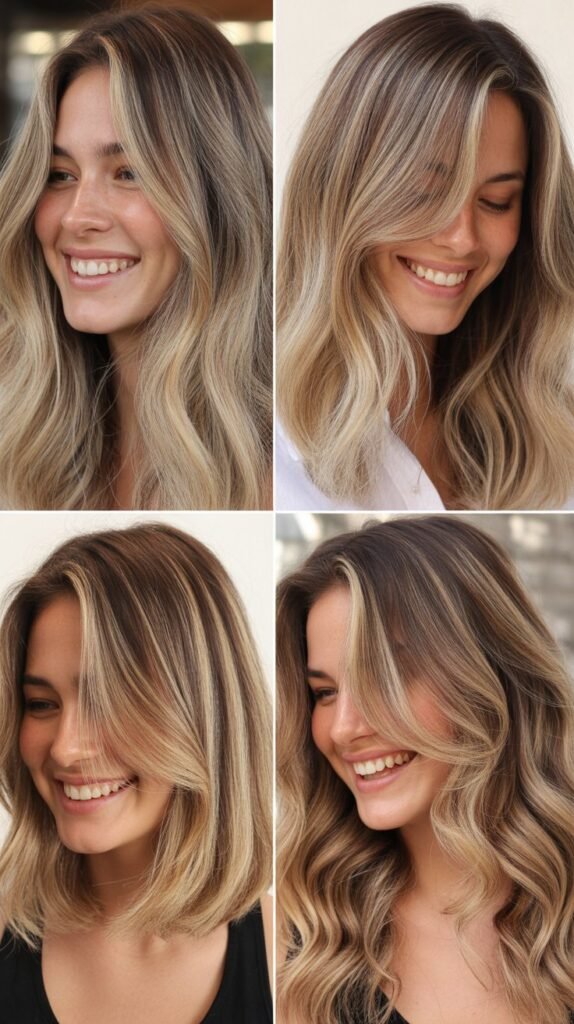 Face-Framing Blonde Balayage