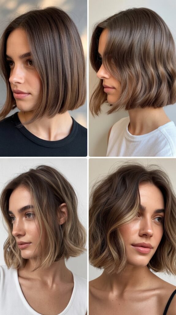 Micro Bob With Ribbon Highlights