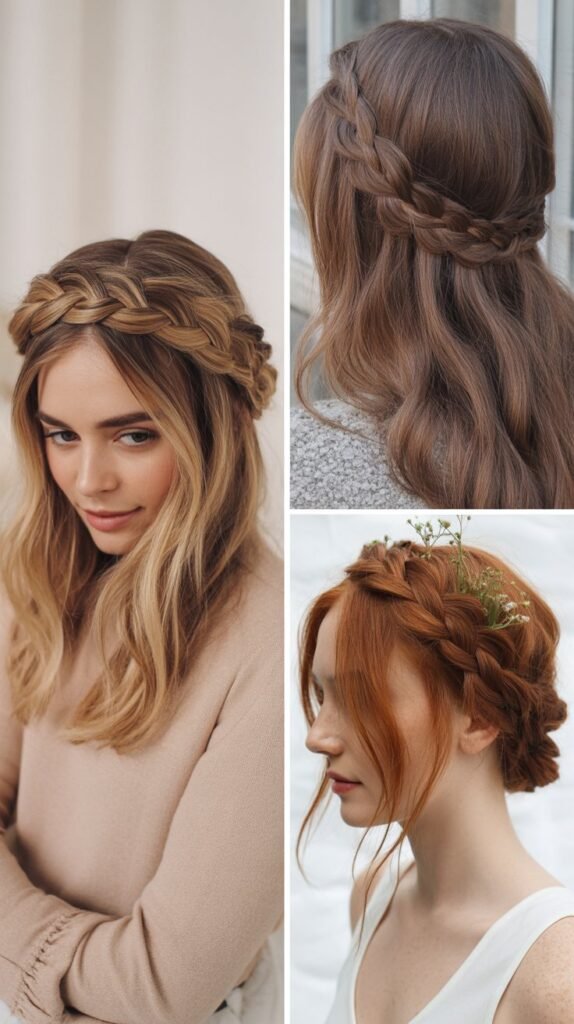 The Dutch Braid Crown