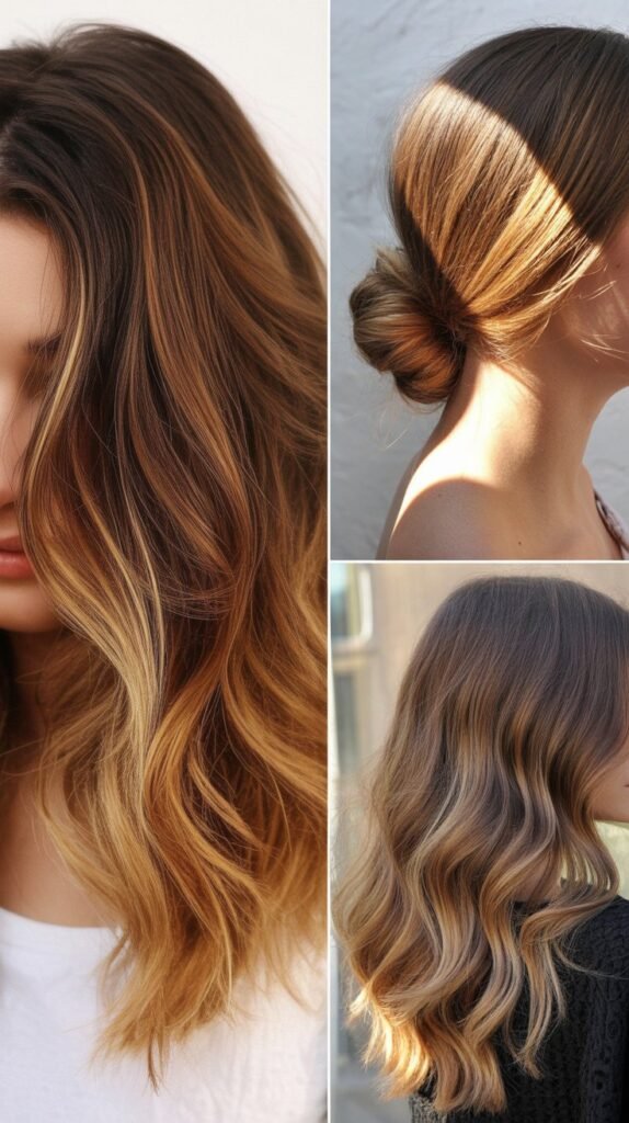 Golden Ombré Effect