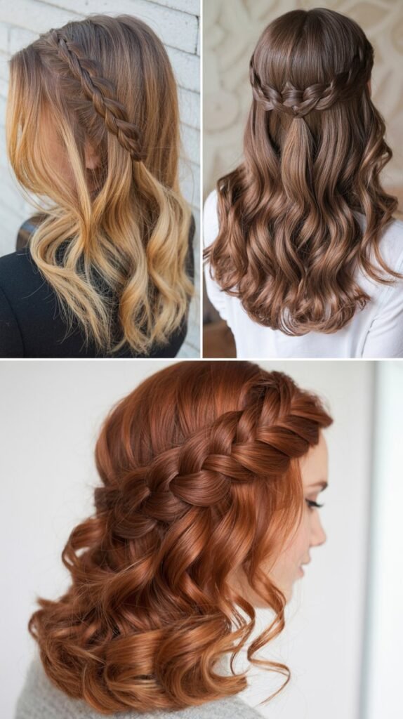  Waterfall Braid with Flowing Waves