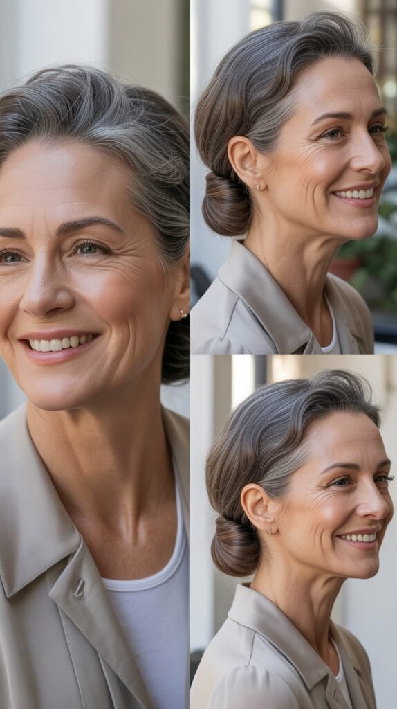 Polished Sleek Half-Up Style