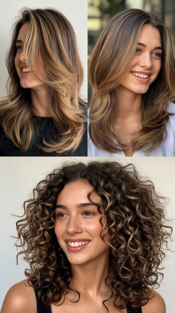 Long Layers Starting Below the Shoulders