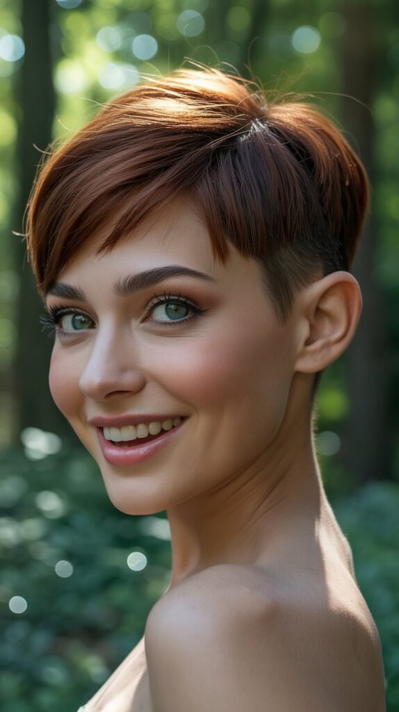  Pixie with Tapered Sideburns