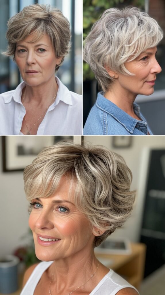 36. Tousled Pixie with Piecey Texture