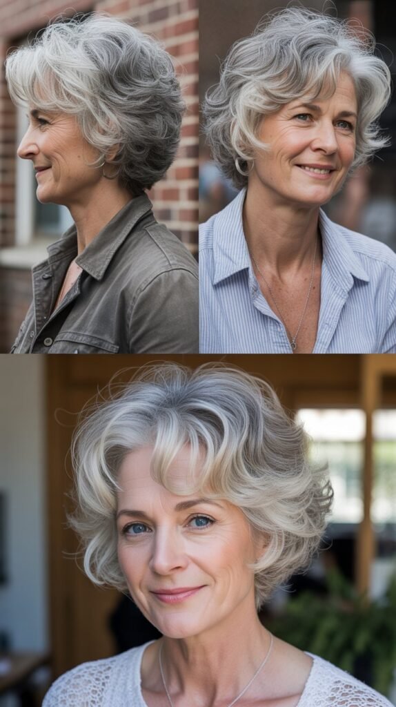 14. Textured Crop with Messy Styling