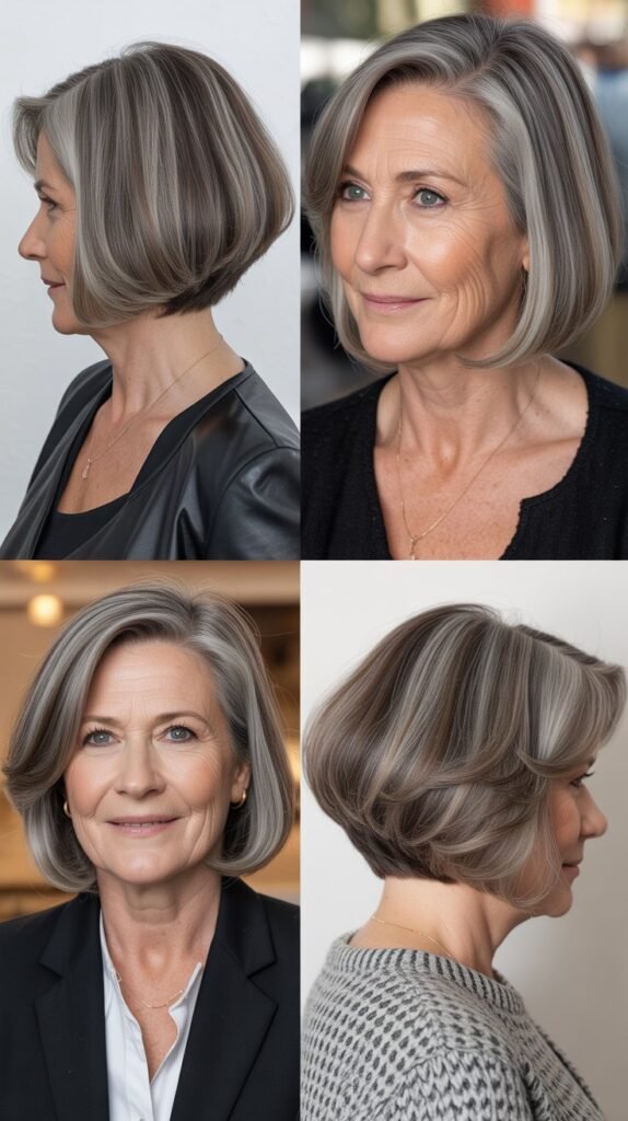 14. Blunt Bob with Internal Layers