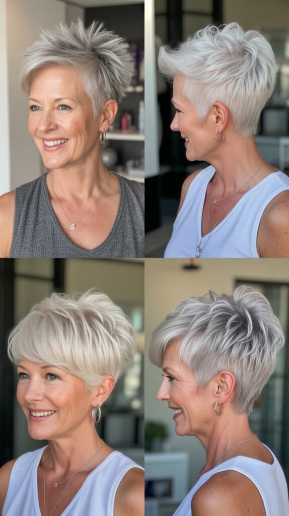 29. Textured Pixie with Spiky Crown