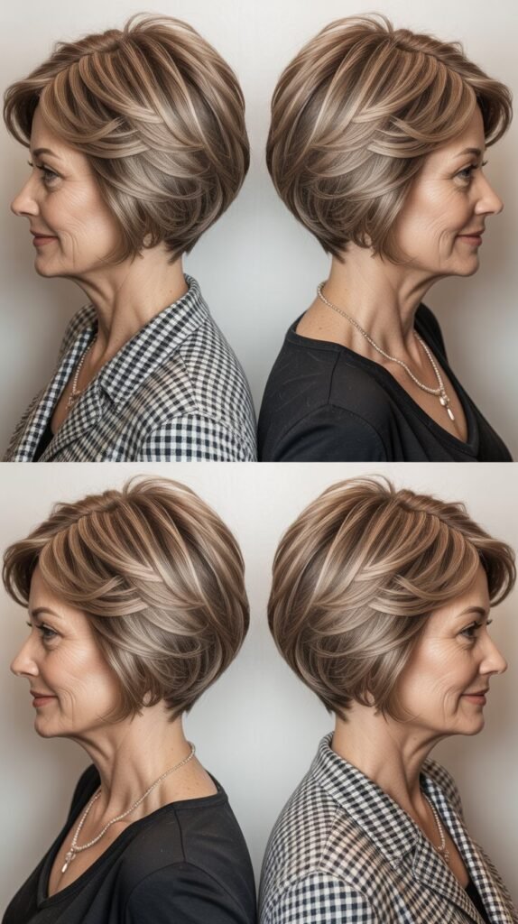 2. The Layered Bob with Graduated Lengths