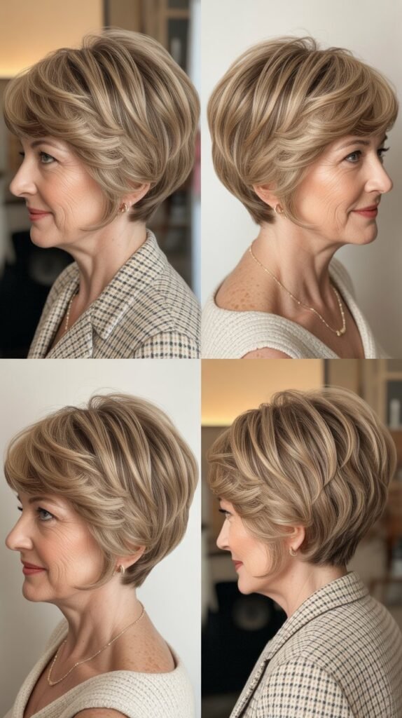 25. Rounded Pixie with Curved Fringe