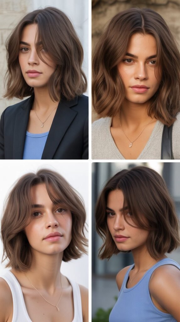 Choppy Layers for Oval Faces