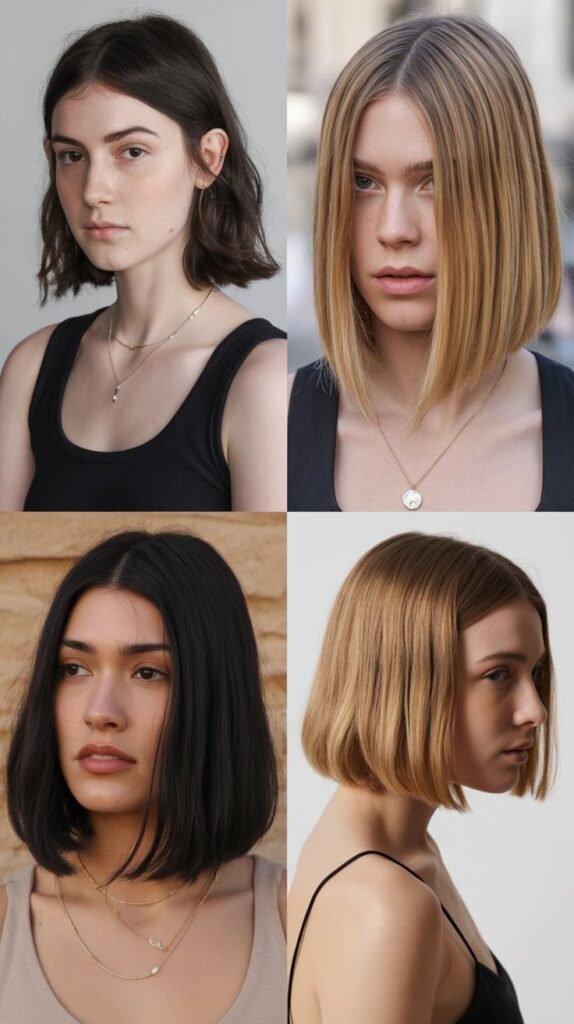  Classic Straight Long Bob