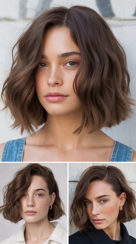 Effortless Lob with Air-Dried Texture