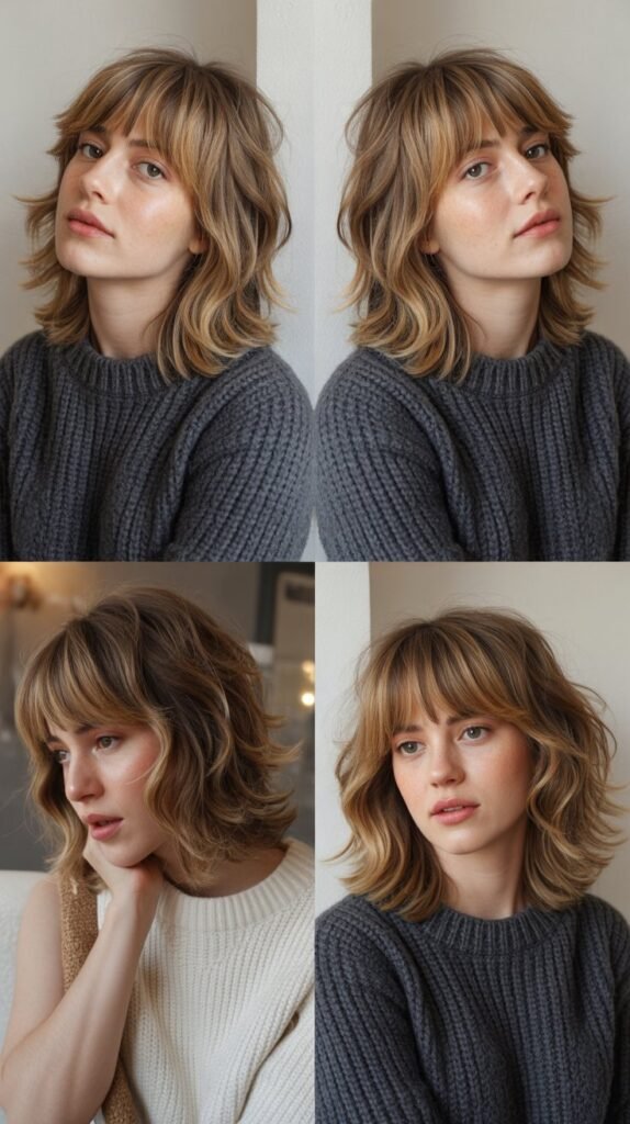 Full Fringe with Shoulder-Skimming Cut