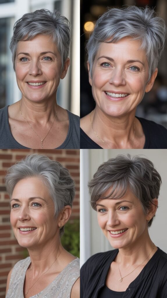 Choppy Pixie Cut with Longer Crown