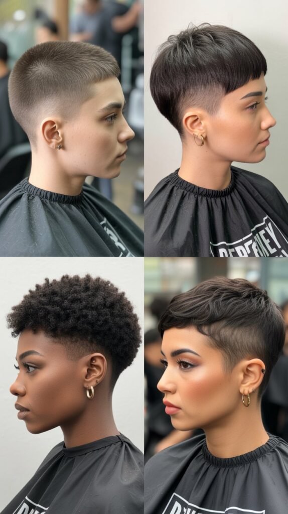 16. Pixie with Temple Fade