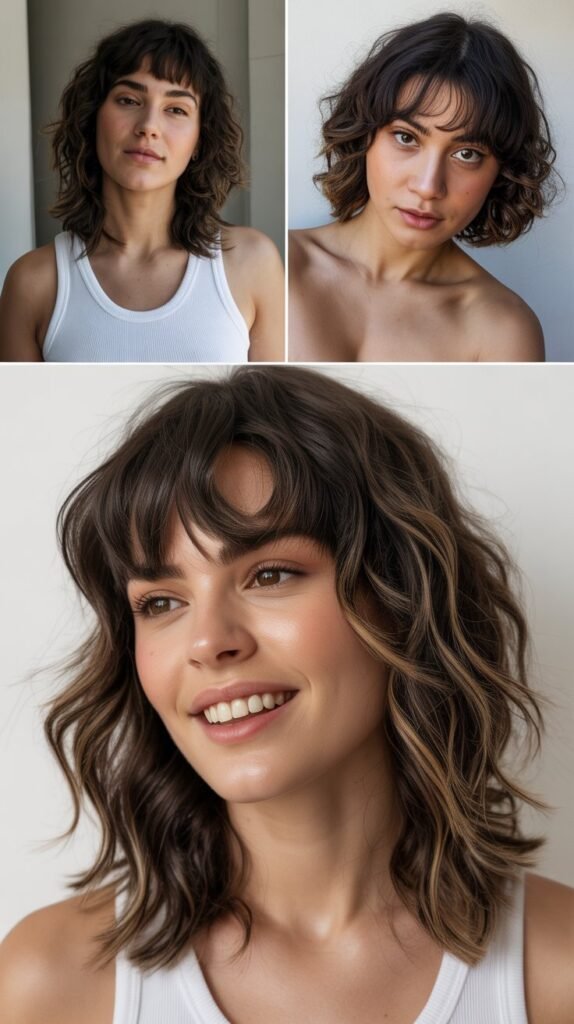 . Jagged Razor-Cut Bangs