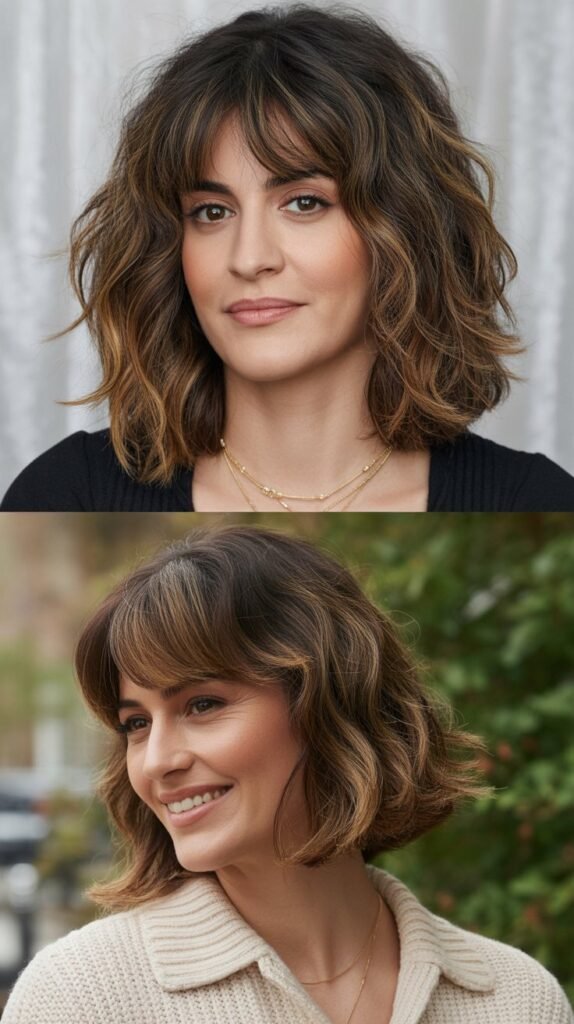  Lob with Micro Bangs