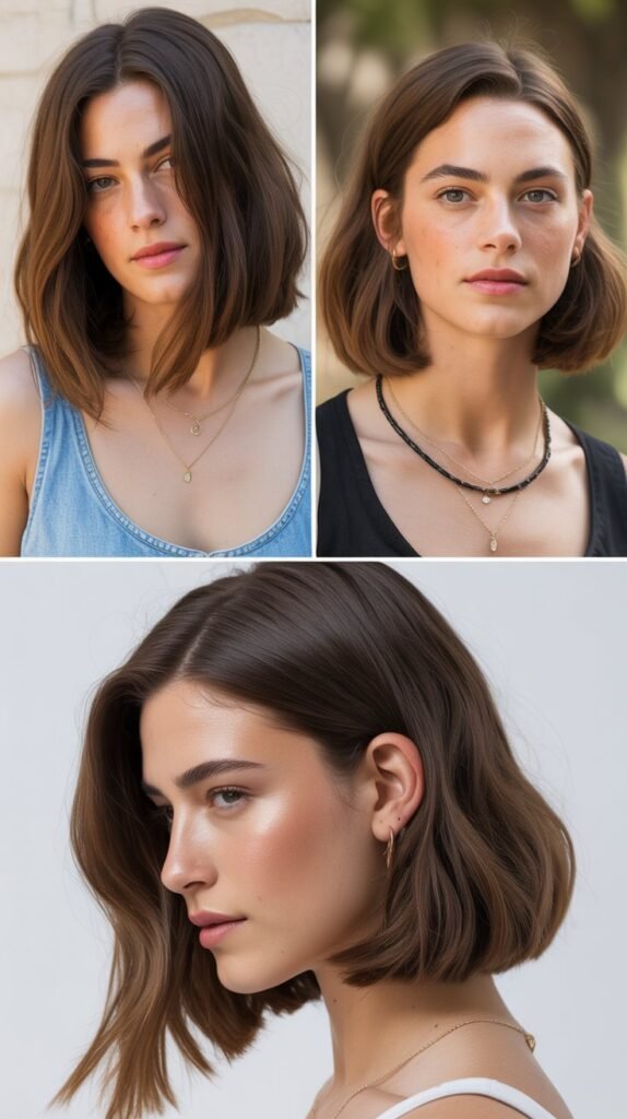 Long Bob with Deep Side Part