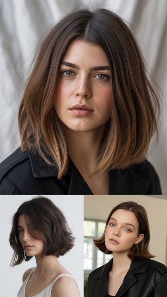 Long Bob with Minimal Styling