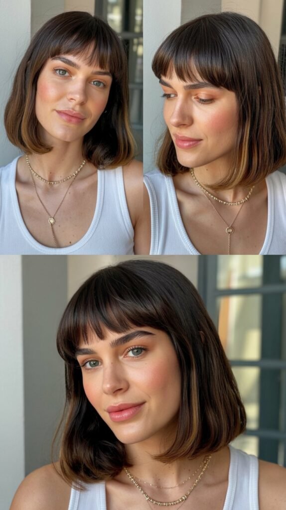 Micro Fringe with Sleek Lob