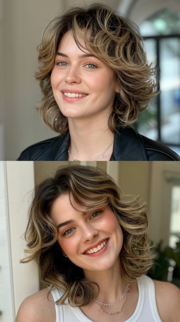 Razored Layers with Disconnected Side Bangs