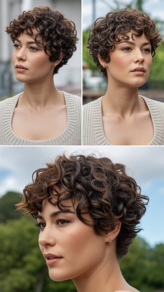  Textured Curly Pixie