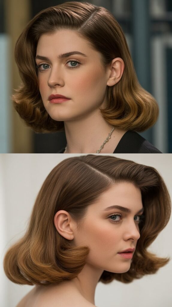 Side-Part Layers With Straight Center Flow